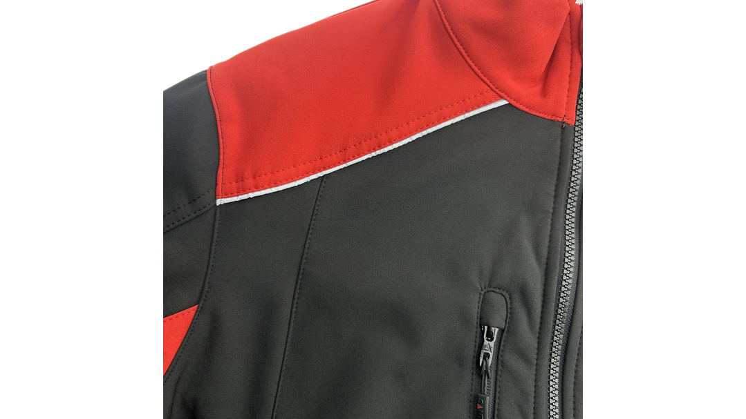 Santino Softshell Jacket Tour Black / Red, M