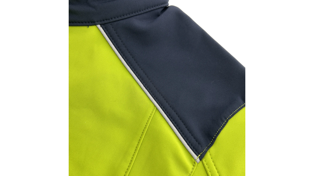Santino Softshell Jacket Tour Lime / Real Navy, S