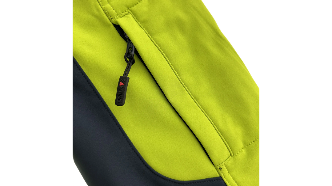 Santino Softshell Jacket Tour Lime / Real Navy, S
