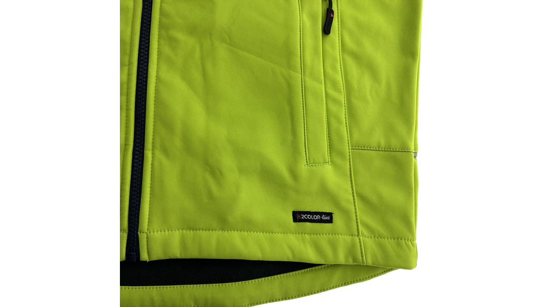 Santino Softshell Jacket Tour Lime / Real Navy, S