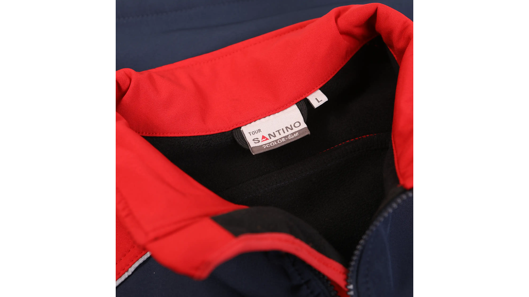 Santino Softshell Jacket Tour Real Navy / Red, S