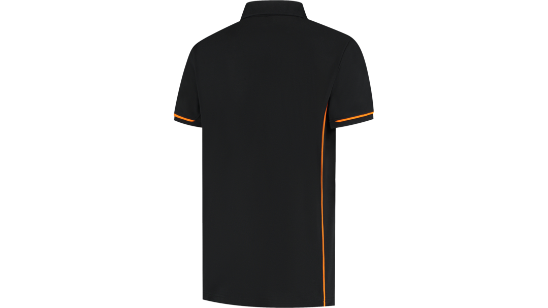 Santino Poloshirt Carsen Black / Orange, S