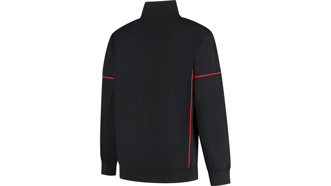 Santino Zipsweater Collin Black / Red, S
