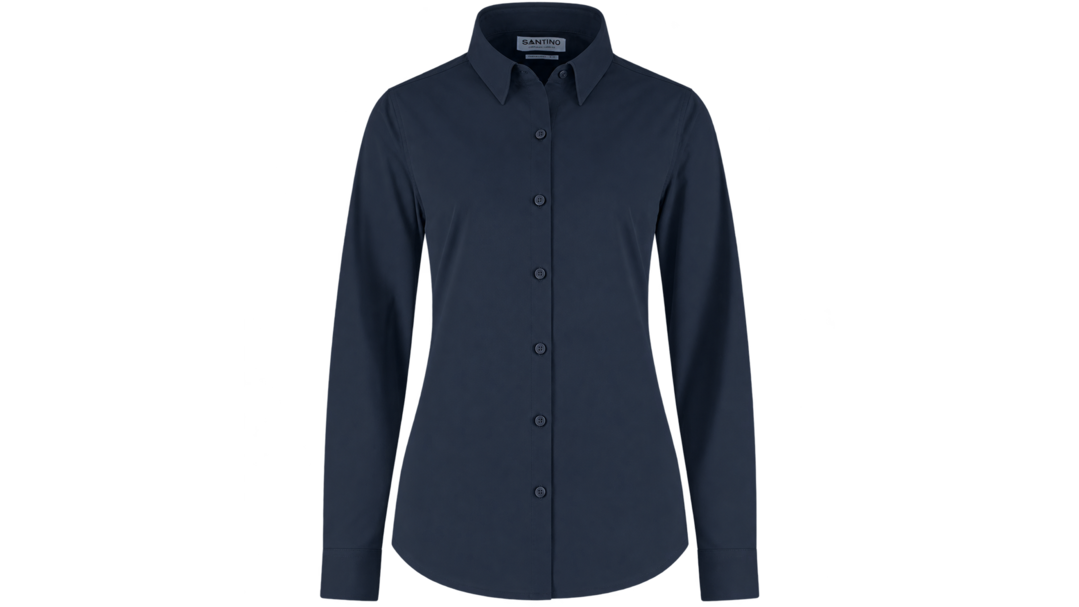 Santino Shirt Fabian Ladies Navy, S