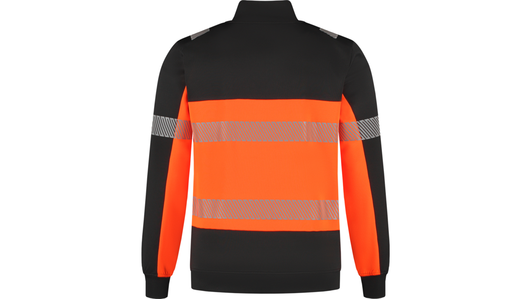 Santino Sweatvest Hugo Black / Fluor Orange, S