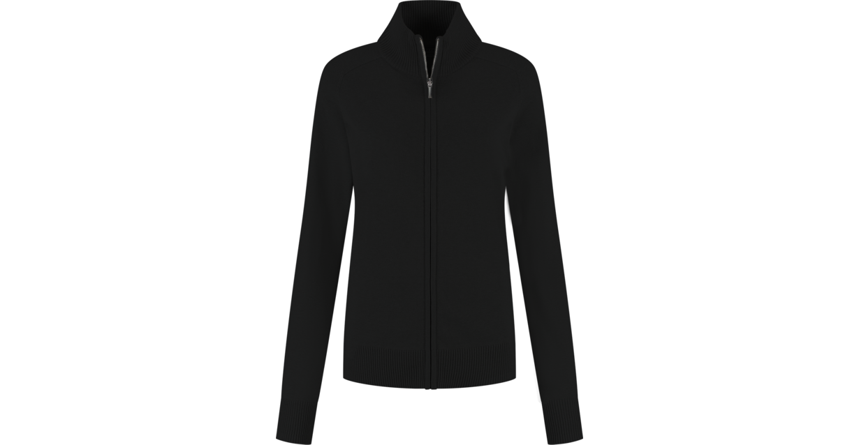 Santino Zip Cardigan Plano Ladies