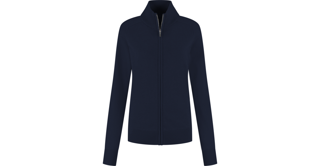 Santino Zip Cardigan Plano Ladies