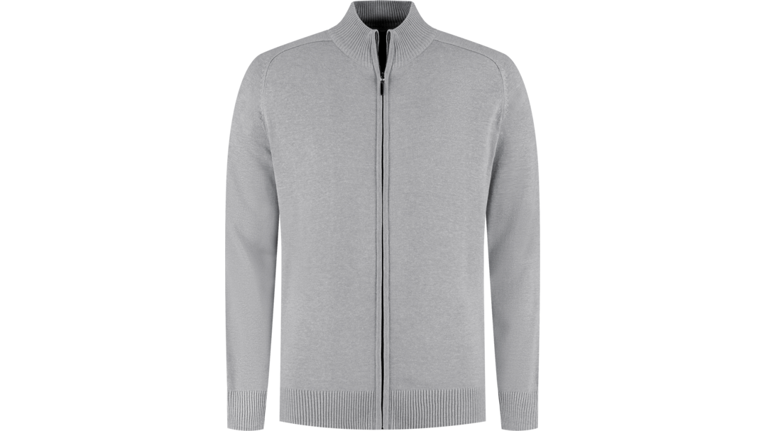 Santino Zip Cardigan Plano Sport Grey, S