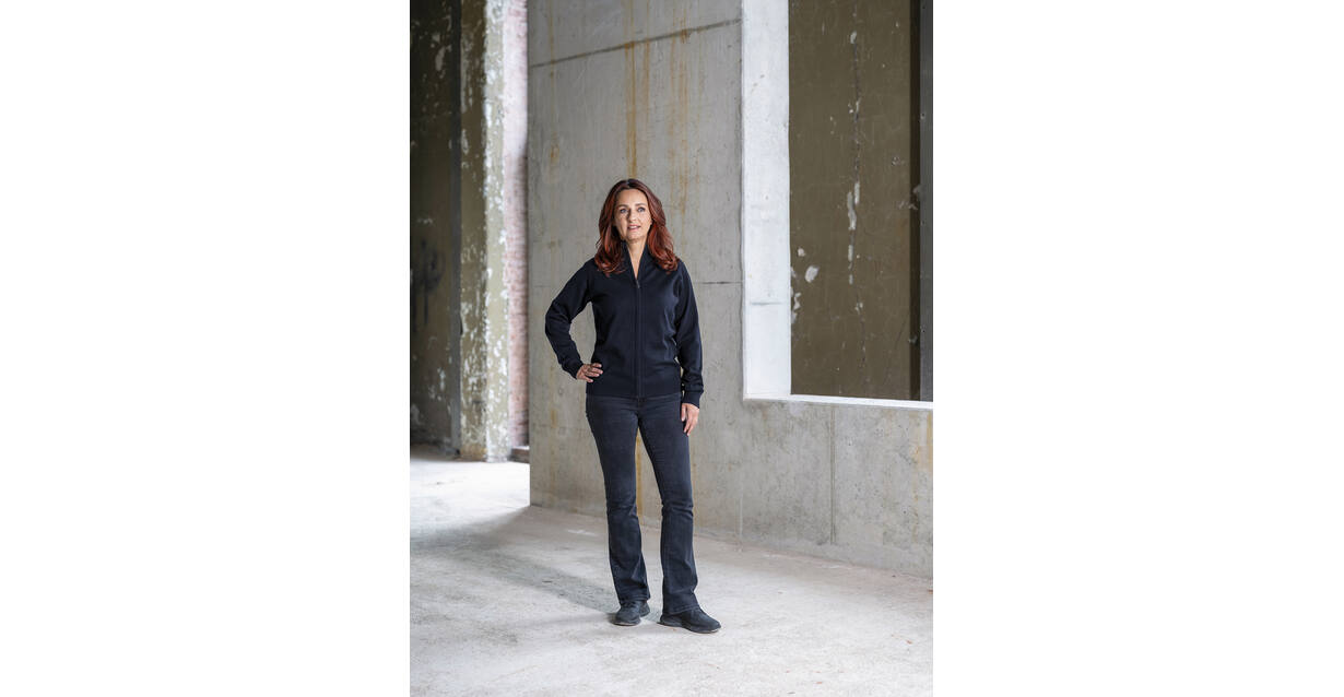Santino Zip Cardigan Plano Ladies