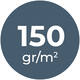 150 gr/m2