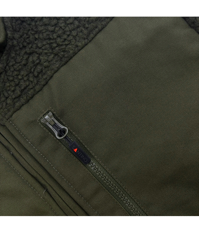 Santino Sherpa Fleecejack Brooklyn Army, XS