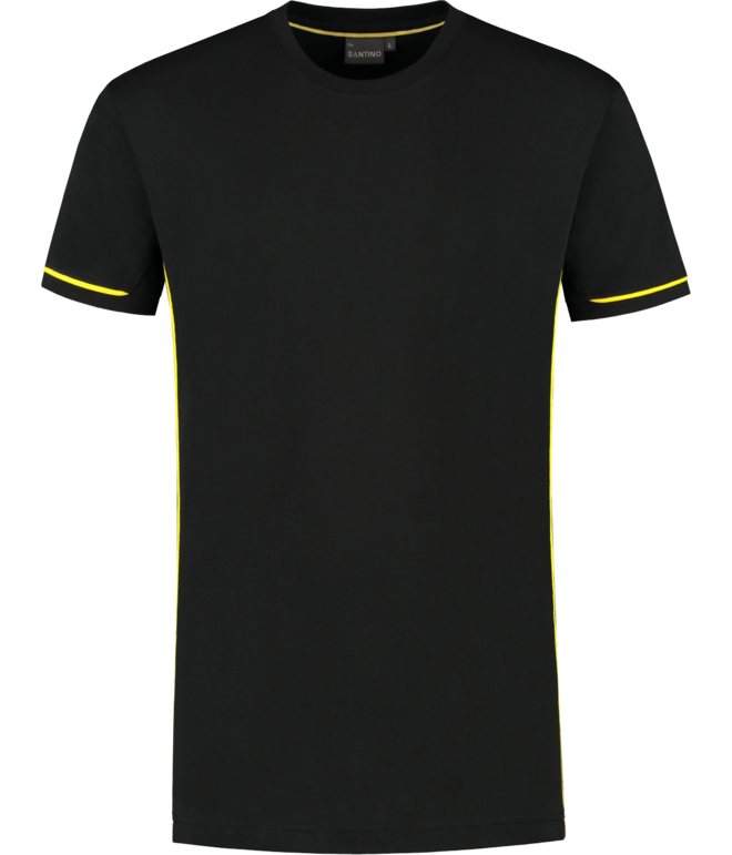 Santino T-shirt Cal+ Black / Yellow, S