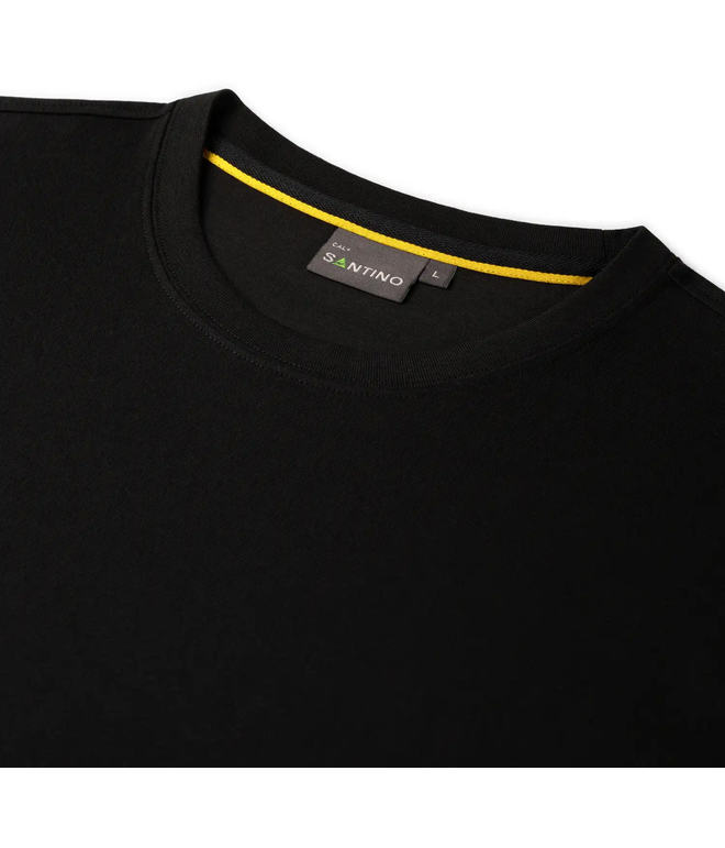 Santino T-shirt Cal+ Black / Yellow, S