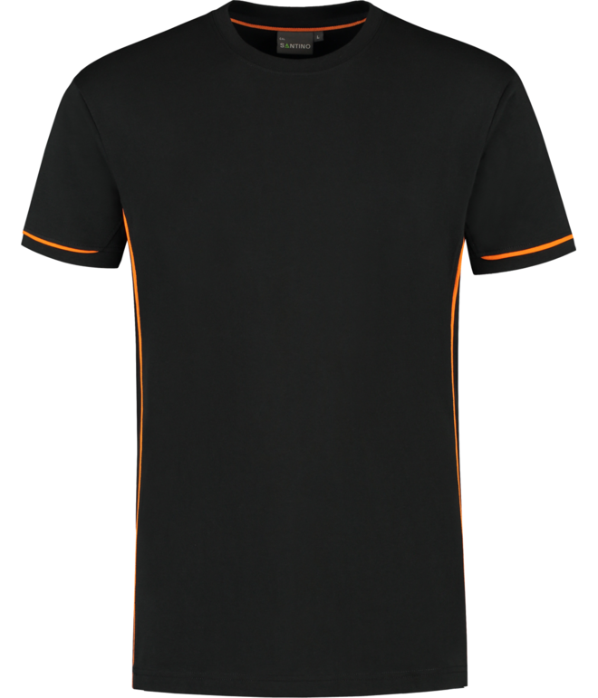 Santino T-shirt Cal Black / Orange, S