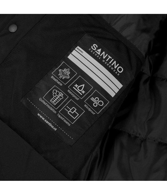 Santino Winter Jacket Carl Black / Orange, S
