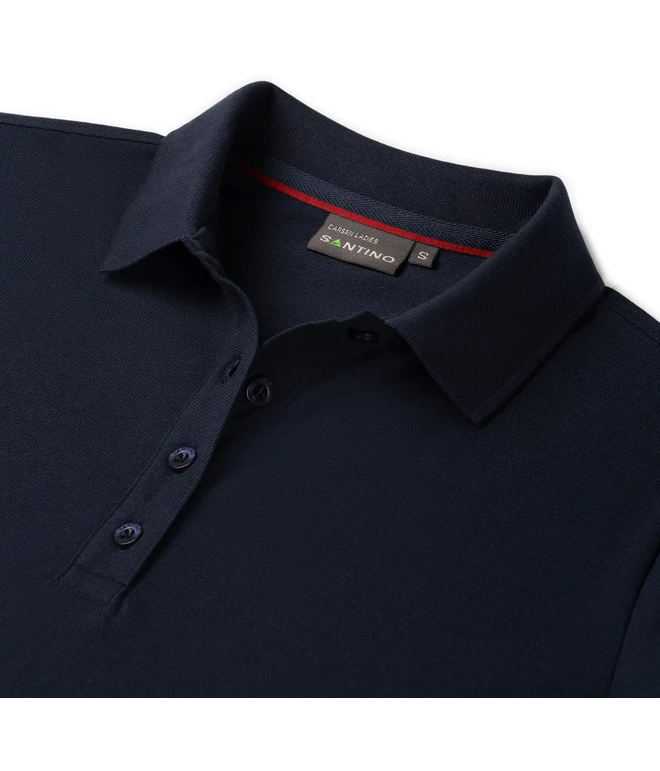Santino Poloshirt Carsen Ladies Real Navy / Red, XS