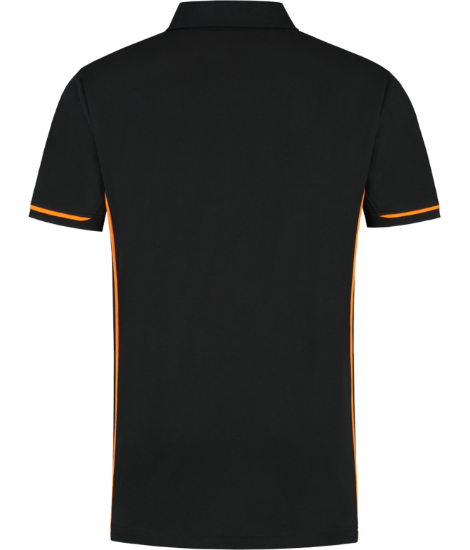 Santino Poloshirt Carsen Black / Orange, S