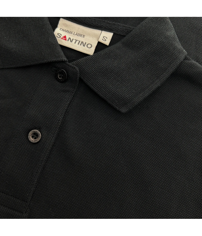 Santino Poloshirt Charma Ladies Black, S