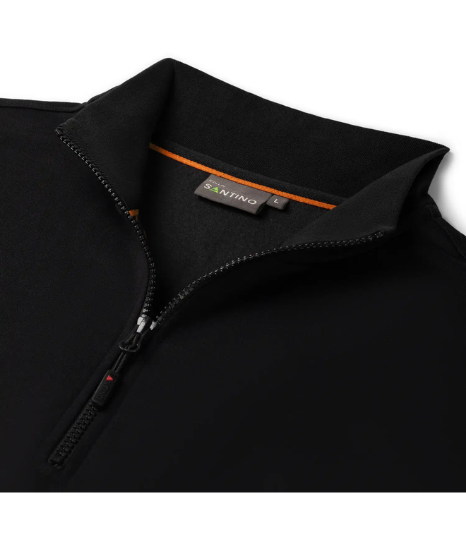 Santino Zipsweater Collin Black / Orange, S