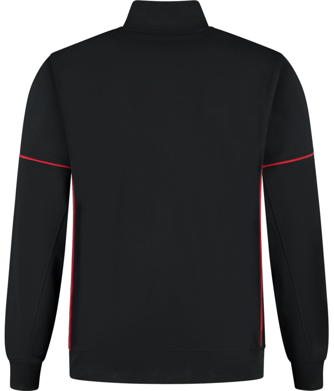 Santino Zipsweater Collin Black / Red, S