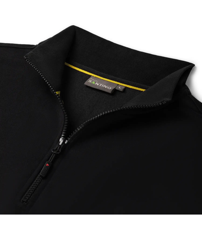 Santino Zipsweater Collin Black / Yellow, S