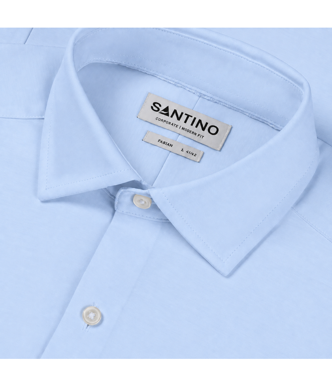 Santino Shirt Fabian Light Blue, S