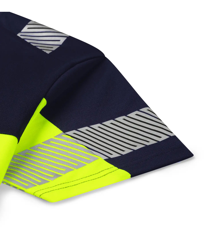 Santino T-shirt Haris Real Navy / Fluor Yellow, S