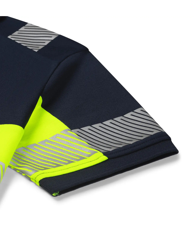 Santino Poloshirt Heda Real Navy / Fluor Yellow, S