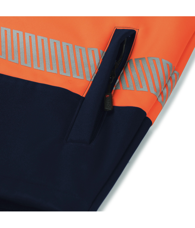 Santino Softshell Jacket Hinto Real Navy / Fluor Orange, S