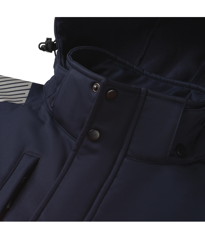 Santino Softshell Jacket Hinto Real Navy / Fluor Orange, S