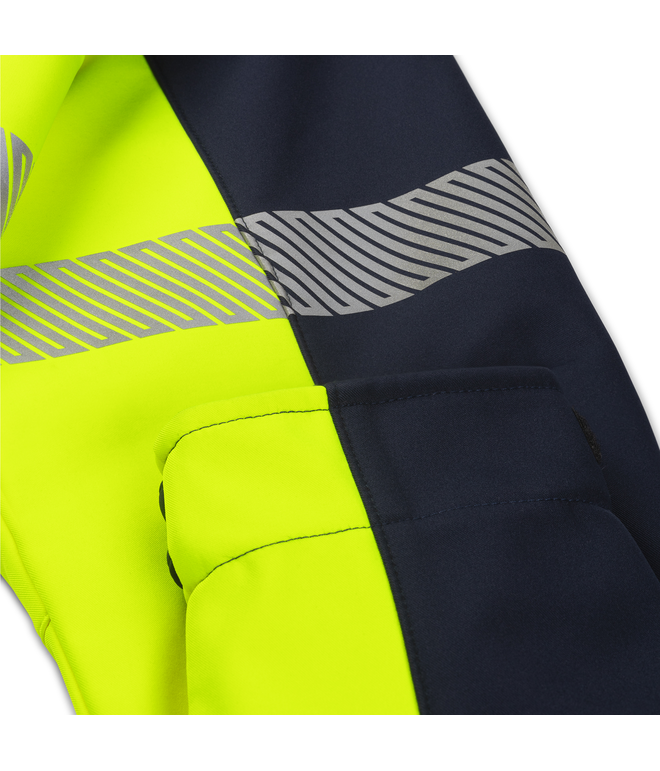Santino Softshell Jacket Hinto Real Navy / Fluor Yellow, S