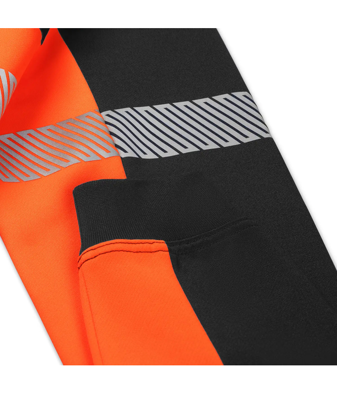 Santino Sweater Hudson Black / Fluor Orange, S
