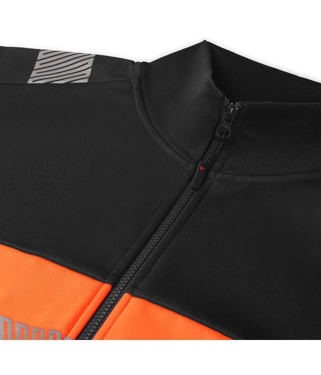 Santino Sweatvest Hugo Black / Fluor Orange, S