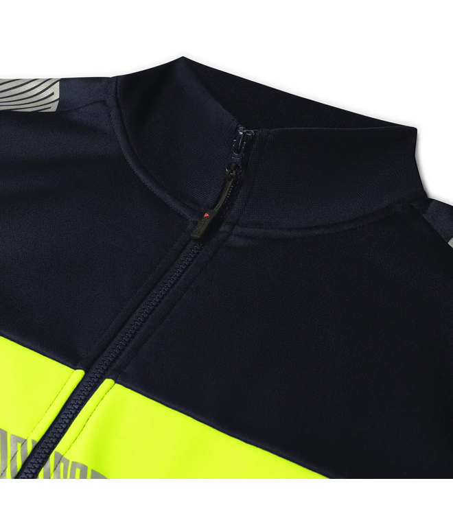 Santino Sweatvest Hugo Real Navy / Fluor Yellow, S