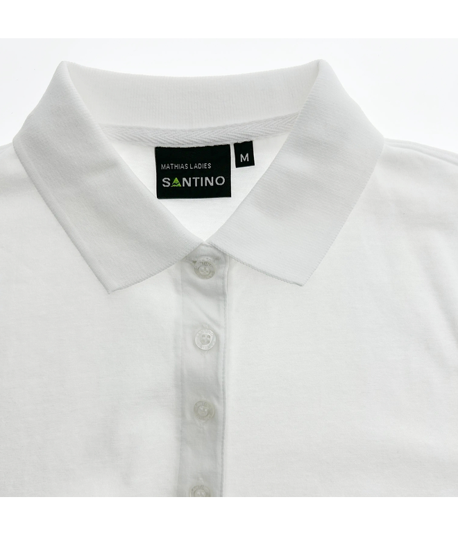 Santino Poloshirt Mathias Ladies White, XS