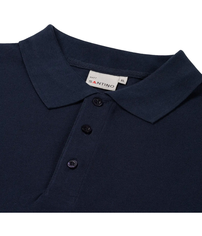 Santino Poloshirt Matt Real Navy, XS