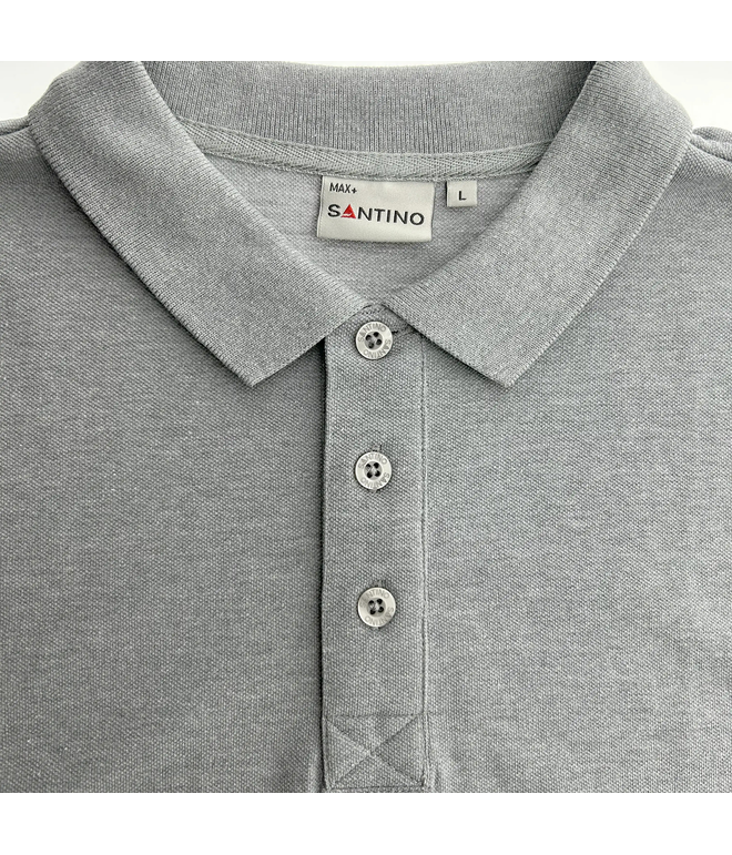 Santino Poloshirt Max+ Sport Grey, XS