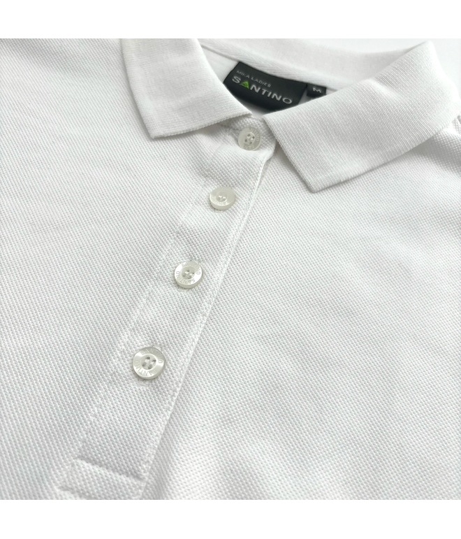 Santino Poloshirt Mika Ladies White, XS