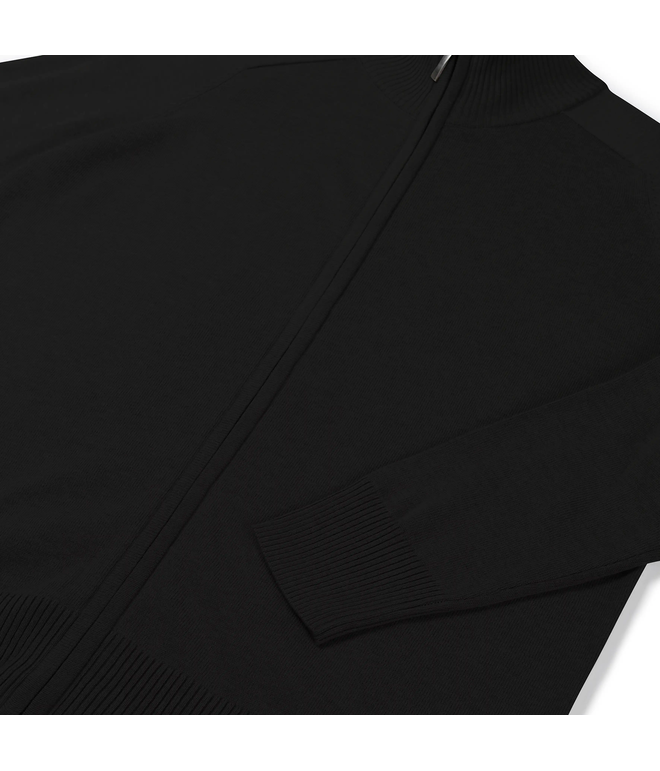 Santino Zip Cardigan Plano Ladies Black, XS