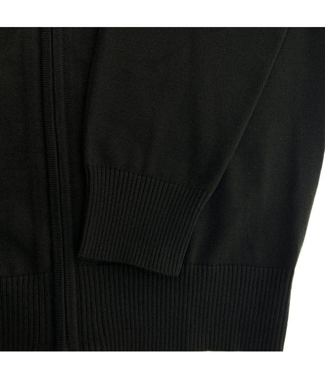 Santino Zip Cardigan Plano Black, S