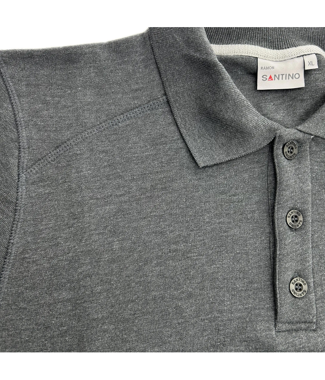 Santino Polosweater Ramon Dark Grey, S