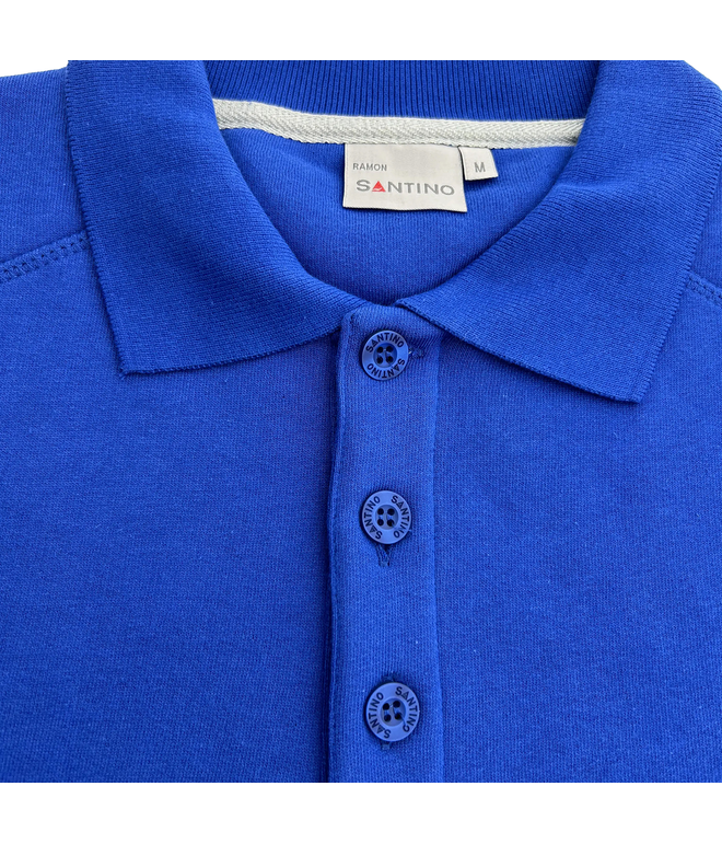 Santino Polosweater Ramon Royal Blue, S
