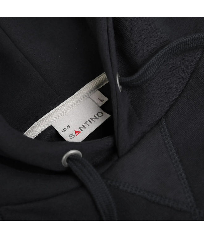 Santino Hooded Sweater Rens Black, XS