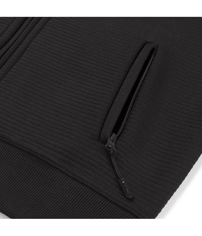 Santino Sweatvest Revi Black, S