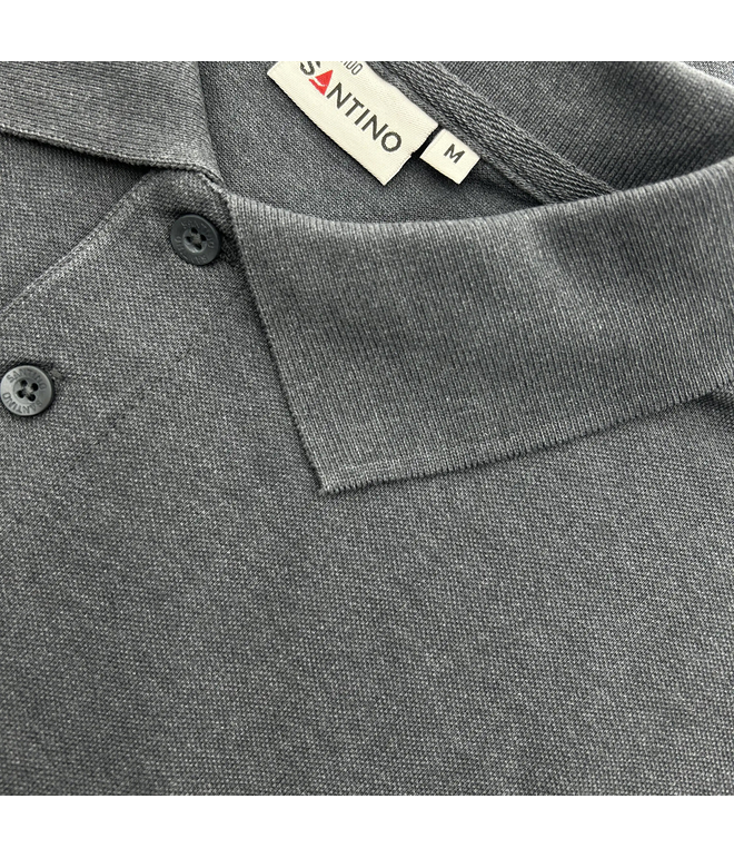 Santino Poloshirt Ricardo Dark Grey, S