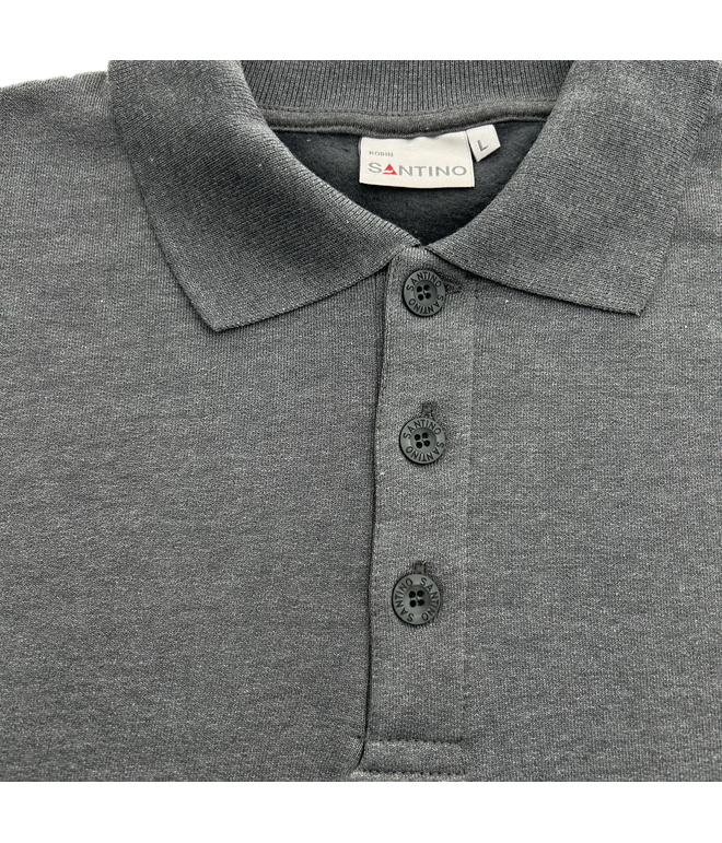 Santino Polosweater Robin Dark Grey, S