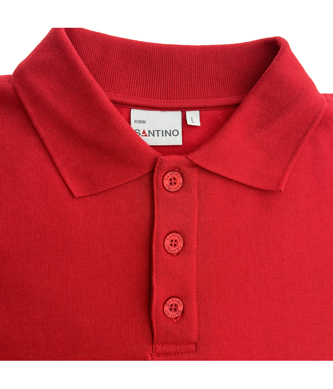 Santino Polosweater Robin Red, L
