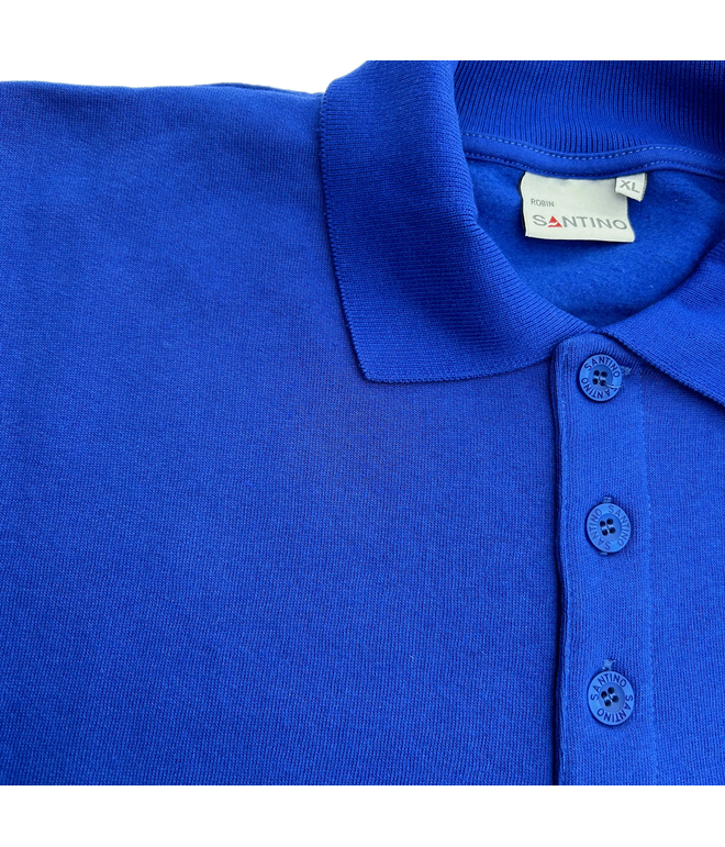 Santino Polosweater Robin Royal Blue, S