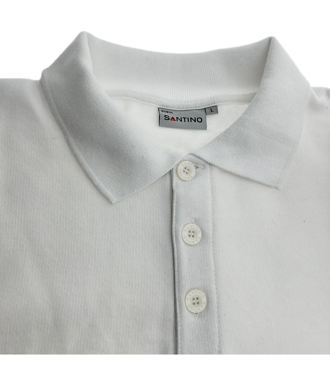Santino Polosweater Robin White, XL