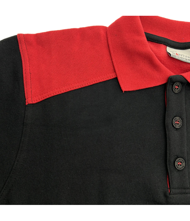 Santino Polosweater Tesla Black / Red, S